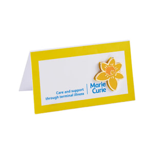 Daffodil silk lined Pouch - Marie Curie