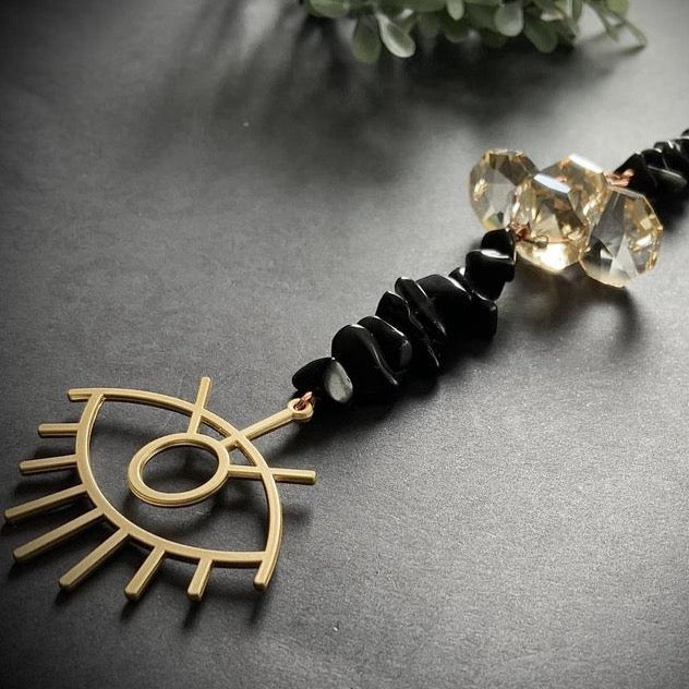 Tourmaline Eye Sun Catcher Pendulum