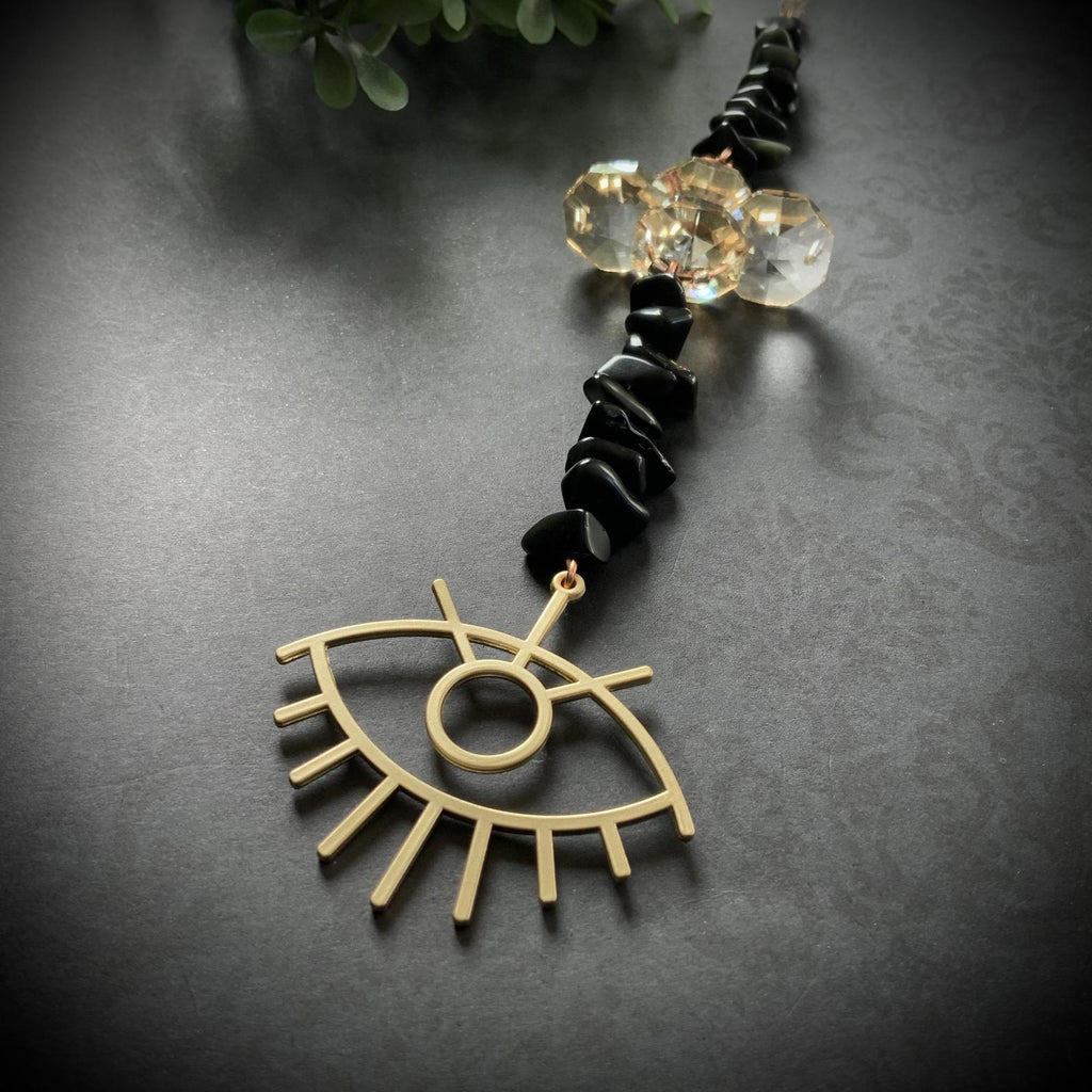 Tourmaline Eye Sun Catcher Pendulum