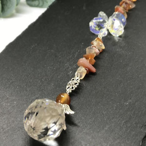Carnelian Sun Catcher Pendulum