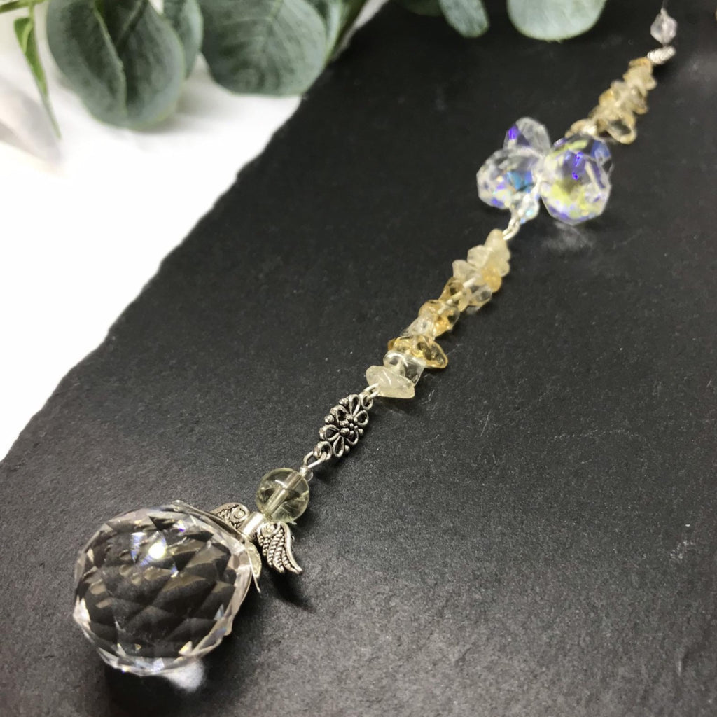 Citrine Sun Catcher Pendulum