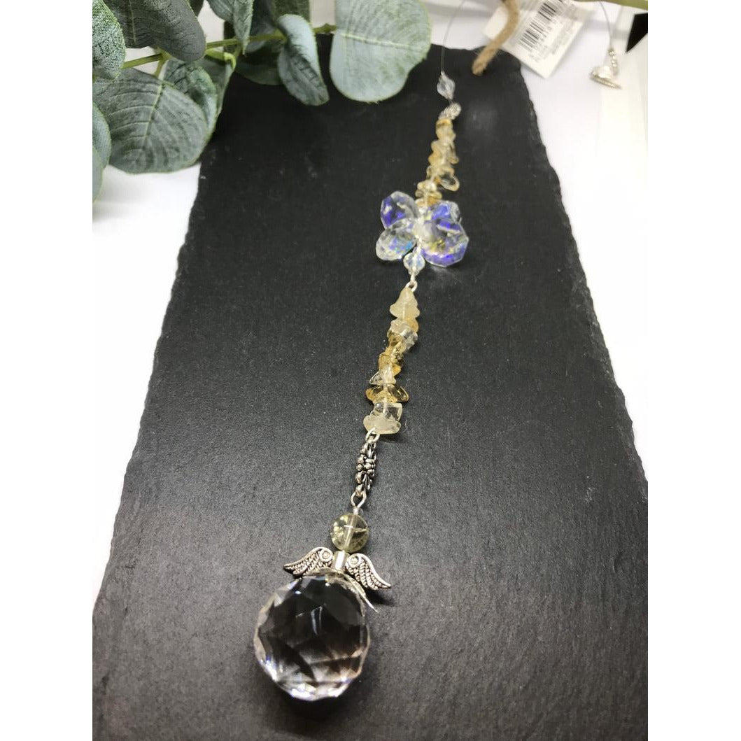 Citrine Sun Catcher Pendulum