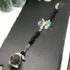 Obsidian Sun Catcher Pendulum