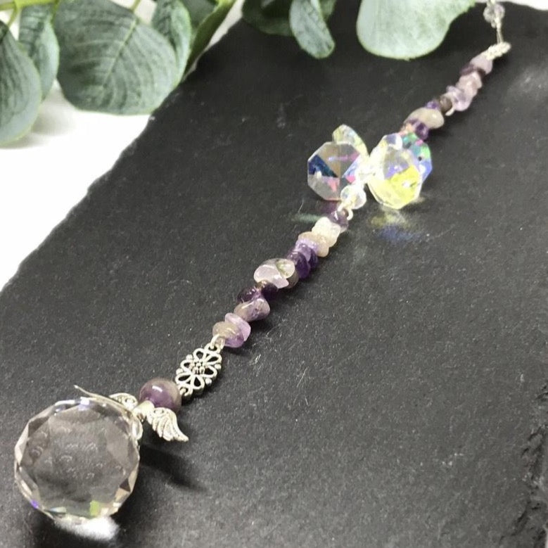 Amethyst Sun Catcher Pendulum