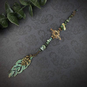 African Turquoise Sun Catcher Pendulum