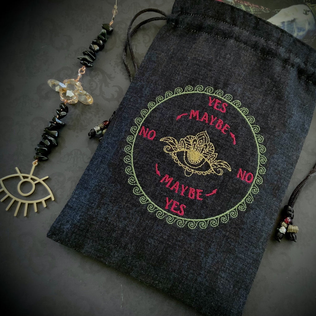Embroidered Pendulum Chart Pouch